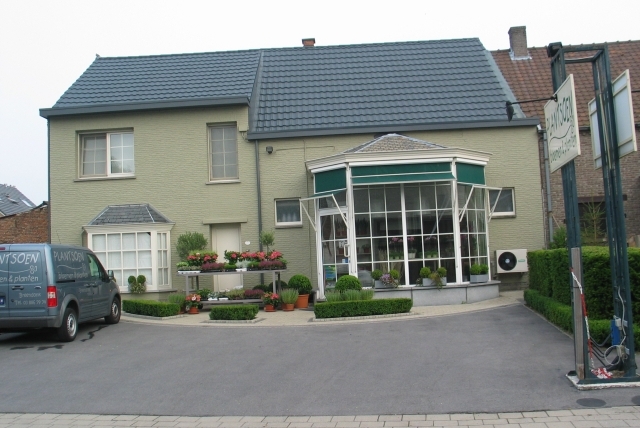 Buitenschilderwerken bloemenwinkel